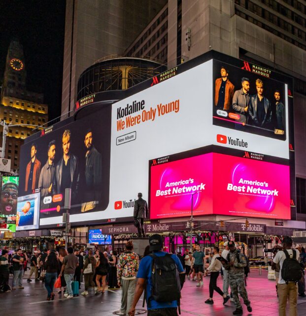 Times Square, New York City!! Moments like this are a reminder of how far we’ve come on this journey, from being mates with a dream all those years ago 🤯

@youtube @youtubemusic