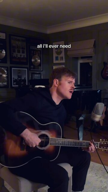 All I’ll Ever Need from my studio at home! I wrote this song for my good friend Ciaran, it was a present for his wedding day, it was actually originally called Ciaran’s Song! When we took it into the studio and started bringing it to life, we knew it had to go on the album. We have a voice note of when the song was first written, who wants to hear it? 👀