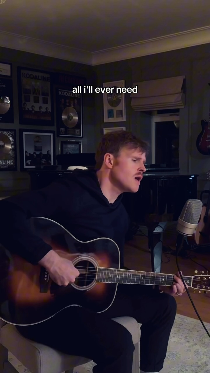 All I’ll Ever Need from my studio at home! I wrote this song for my good friend Ciaran, it was a present for his wedding day, it was actually originally called Ciaran’s Song! When we took it into the studio and started bringing it to life, we knew it had to go on the album. We have a voice note of when the song was first written, who wants to hear it? 👀
